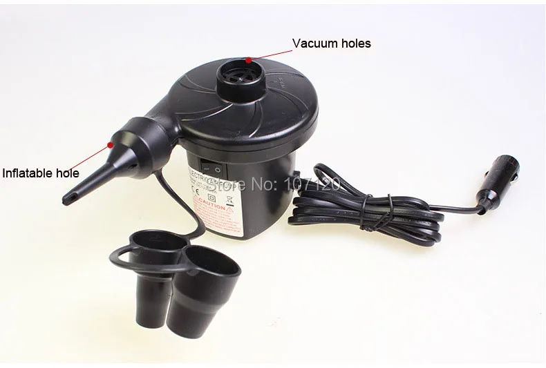 

[HOT SALE]NEW Arrival Multi-Functional 12V/4800PA AC Car Air Compressor Pump Inflatable Airbed Boat Toy Free Shipping Wholesale