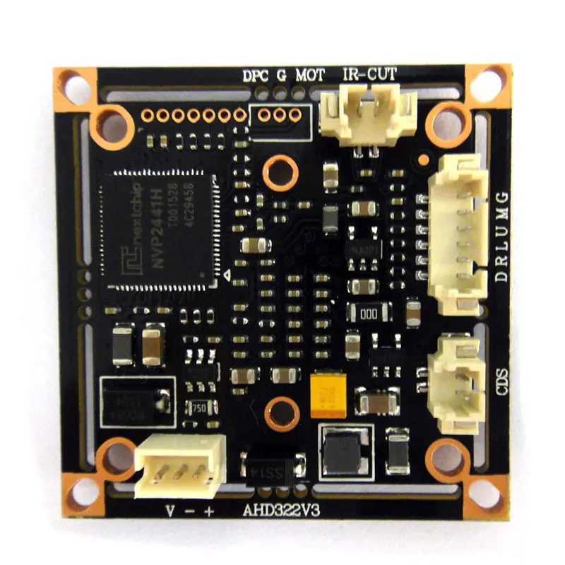 Tanie HD 1080P AHD 1 2. 9 instrukcji obsługi Sony IMX323 + NVP2441 Starlight niskie oświetlenie CCTV kamera pokładowa moduł PCB płyty głównej płyta główna
