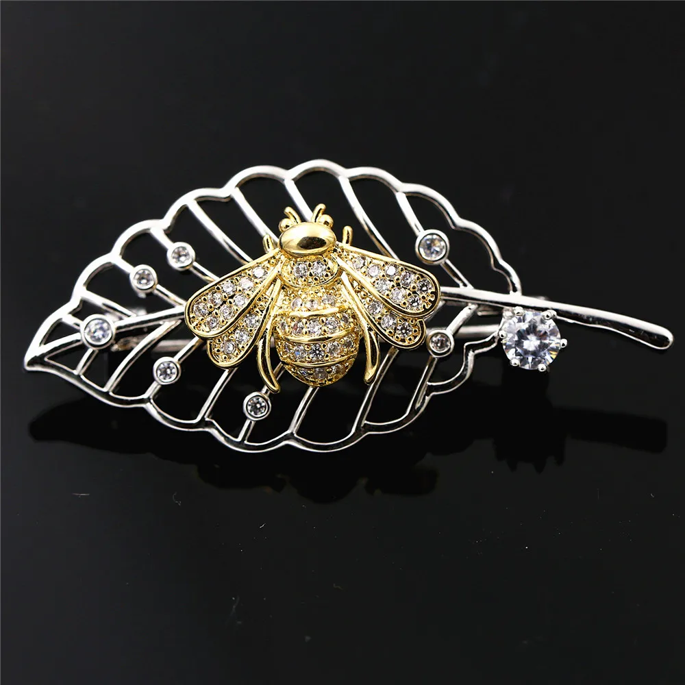 Gazelle-Fashion-AAA-Cubic-Zircon-Wing-Bee-leaf-Plants-Insects-Gold-Sliver-Color-Brooches-For-Women (1)
