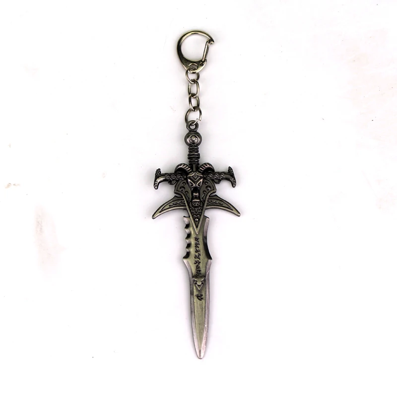 

10pcs Frostmourne Key Chain Key Ring World of Warcraft Llavero Chaveiro Keyring Key Holder Keychain Chaveiro Llavero