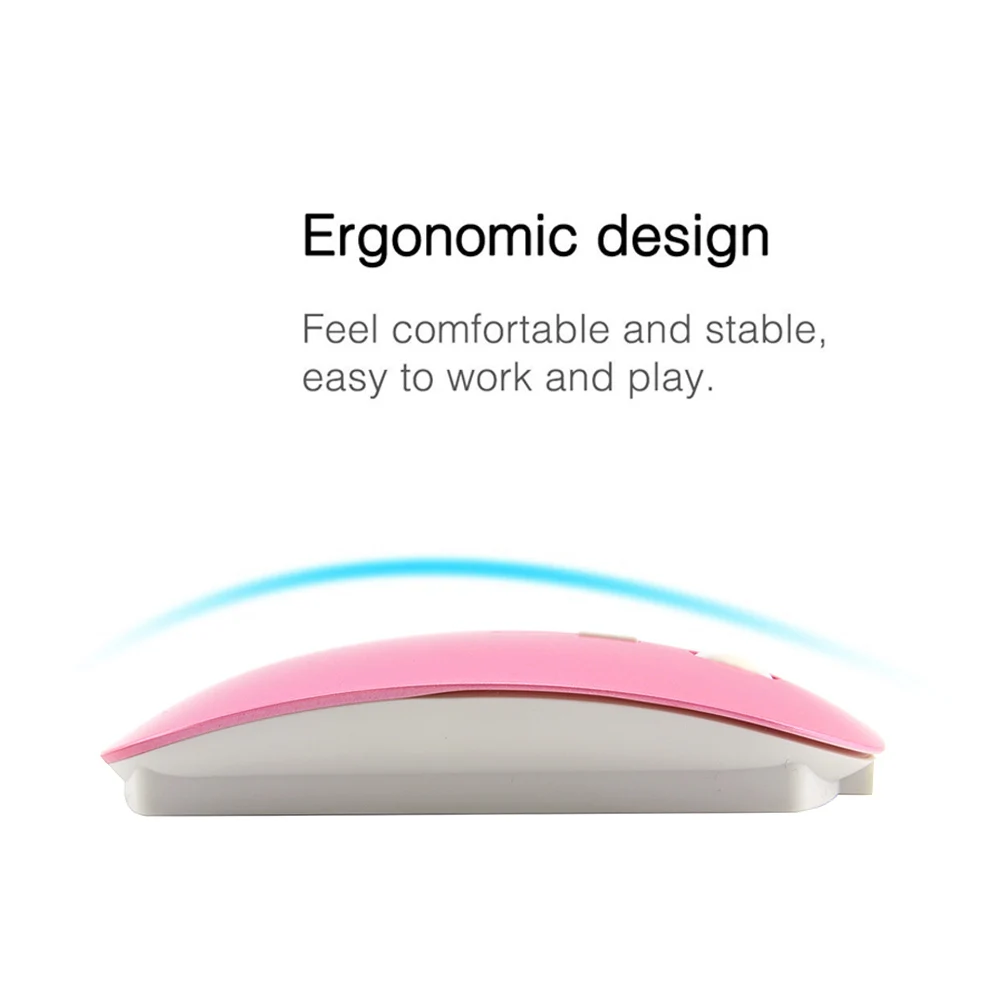 CHUYI Wireless 2.4G Bluetooth 4.0 Rechargeable Mause Dual Mode Silent Gaming Mouse For Macbook Air Pro Optical laptop Mice