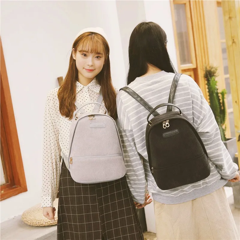 Fashion Women 2018 Cute Backpack For Teenagers Children BackPack Set 2pcs Backpack Shoulder Bag Girls Backpacks Feminine Packbag