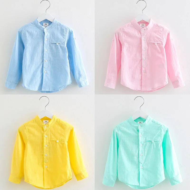 

Boys Shirts White Tops Plain White Baby Clothes Kids Shirt for Boys Kids School Clothes