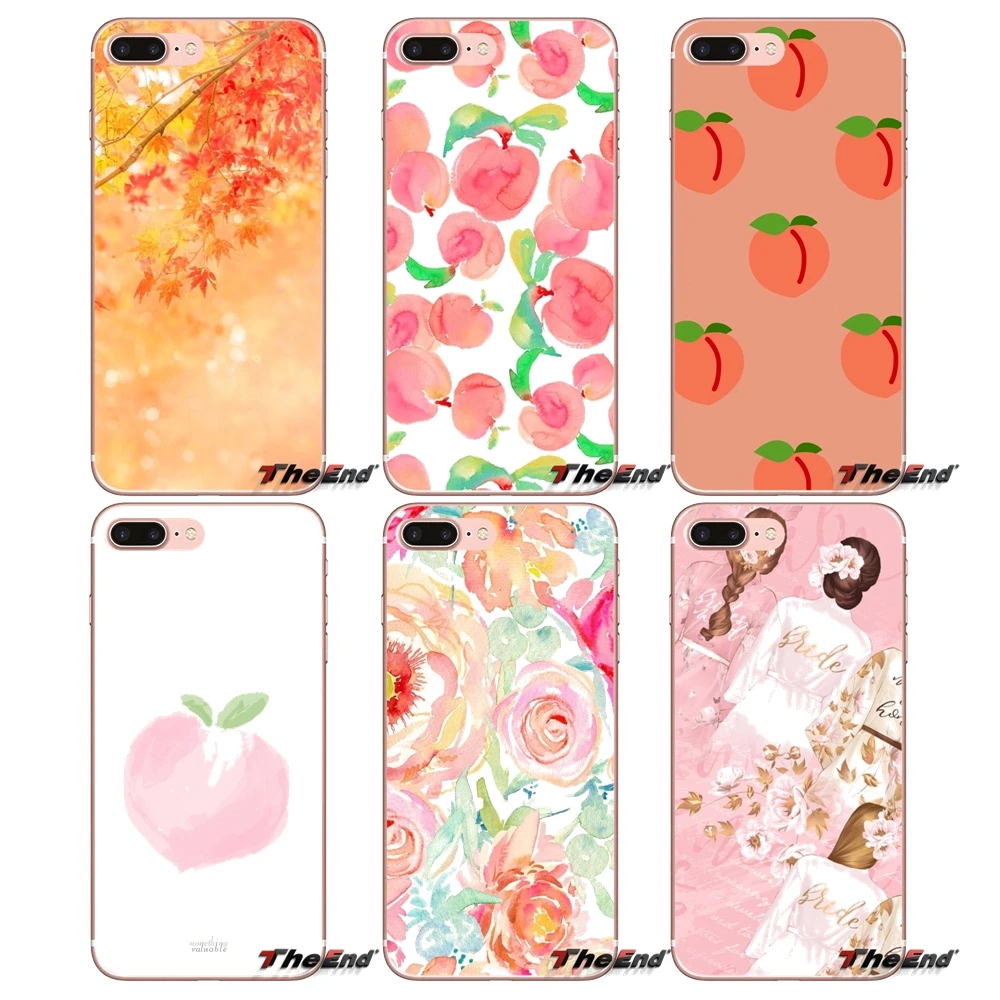 Wedding Peach Pink Soft Silicone TPU Case For Huawei Honor 7X V10 6C V9 6A Play 9 Mate 10 Pro Y7 Y5 P8 P10 Lite Plus GR5 2017 | Мобильные
