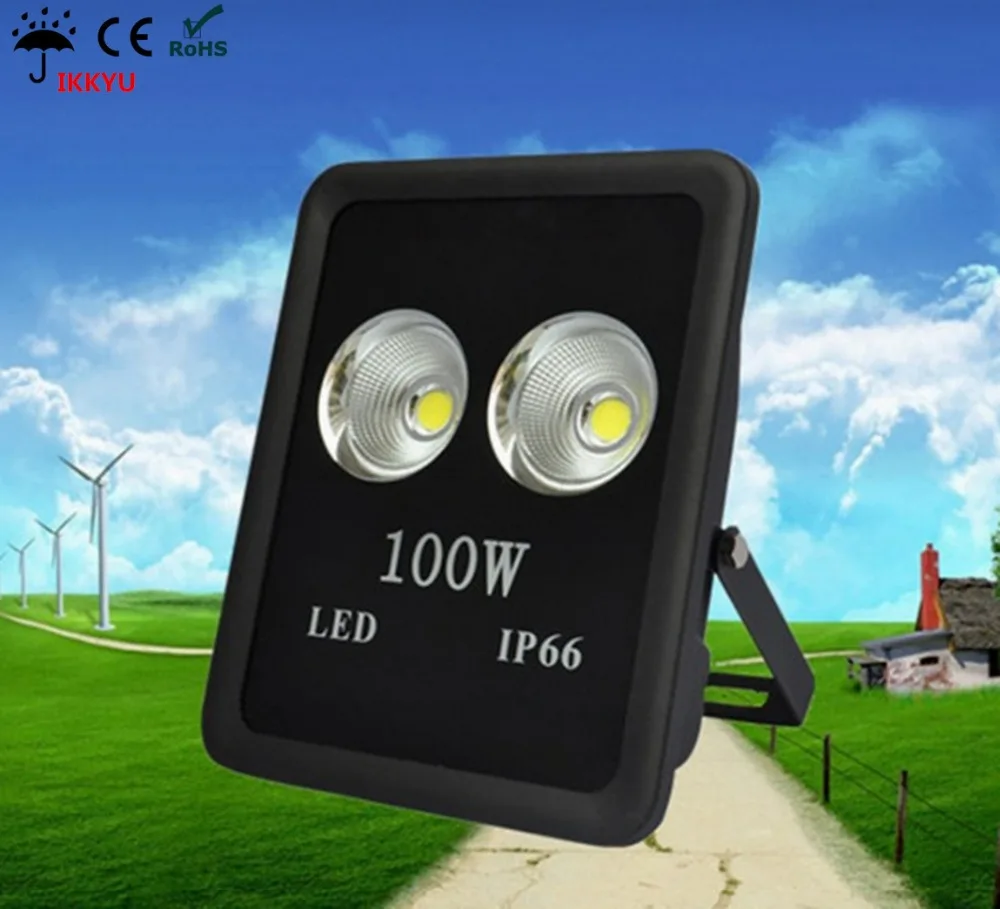 100 w Led flood light lighting high power Led spot light outdoor lighting waterproof IP65 AC85-265V Led light free shipping