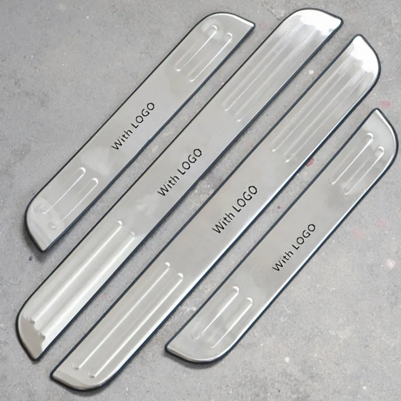 

ACCESSORIES FIT FOR Toyota RAV4 RAV 4 2009-2012 Door Scuff Sill Plates Kick Step Entry Trim Cover Plate Car styling