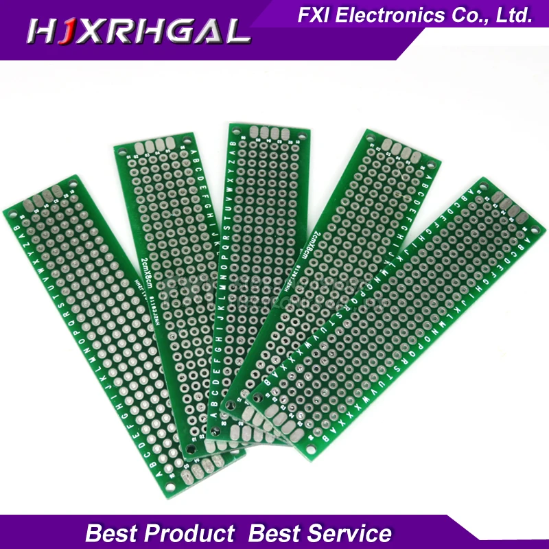 

10pcs 2x8cm 2*8 Double Side Prototype PCB diy Universal Printed Circuit Board igmopnrq