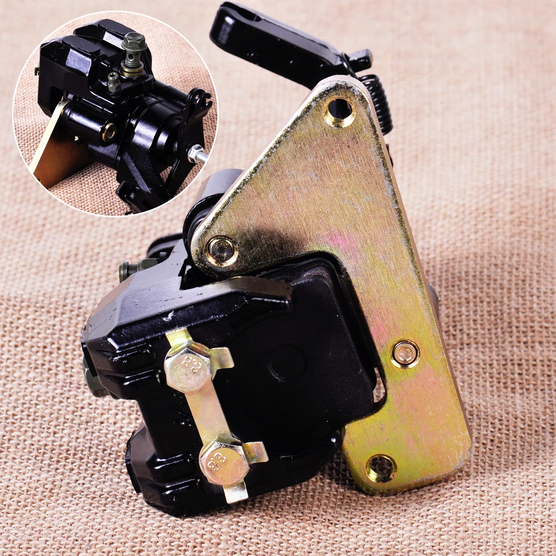 

CITALL Metal Rear Back Brake Caliper Fit for Suzuki Quadsport Z400 LT-Z400 2003 2004 2005 2006 2007 2008 2009 2012 2013 2014