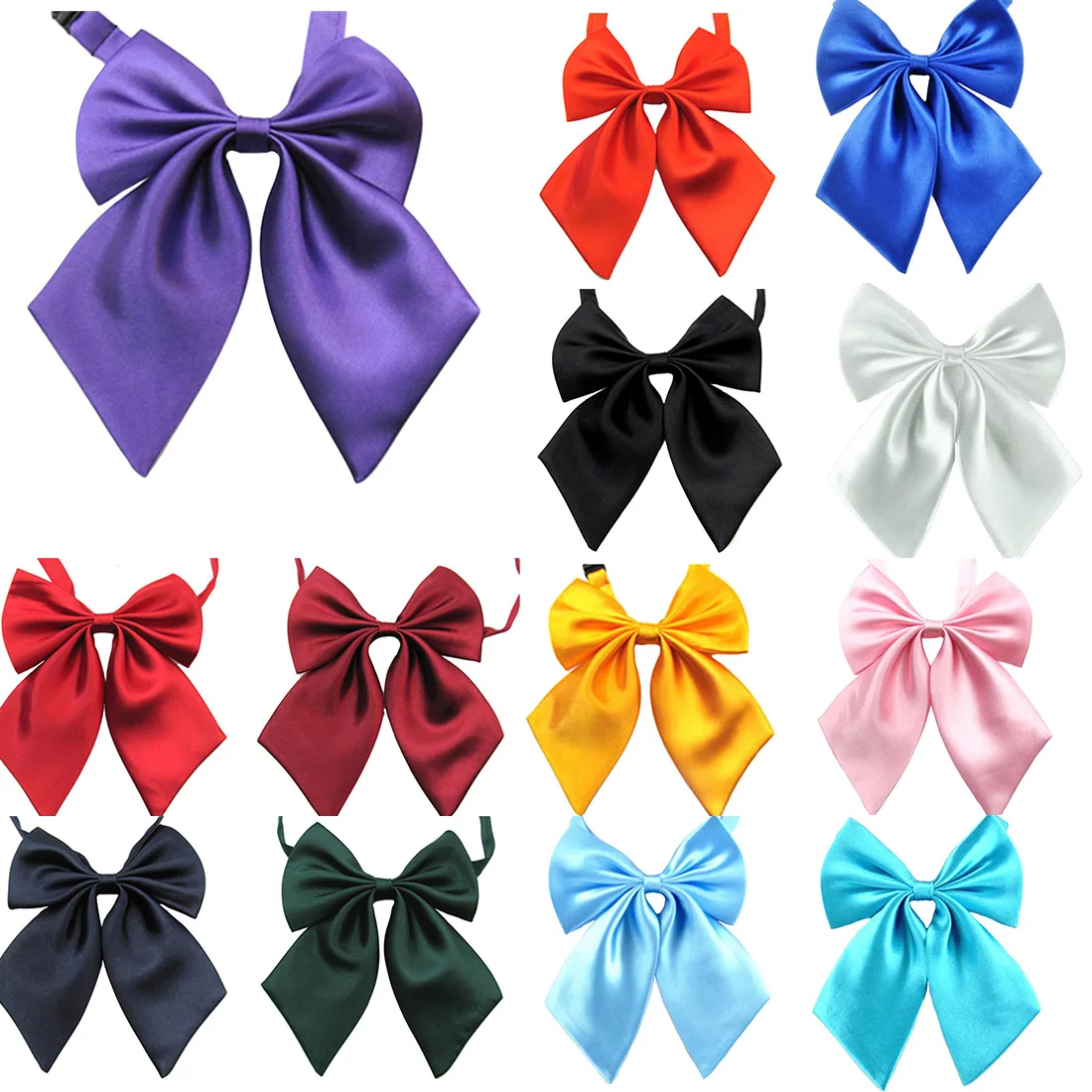 2017 New Formal Commercial Bow Tie Butterfly Cravat Silk Bowtie Solid ...