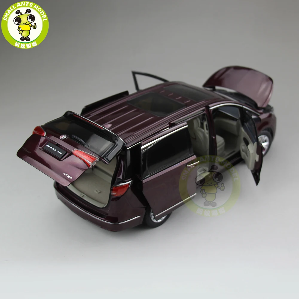 1/18 GMC Buick GL8 MPV бизнес автомобиль литья под давлением MPV модель игрушки для подарков коллекция хобби