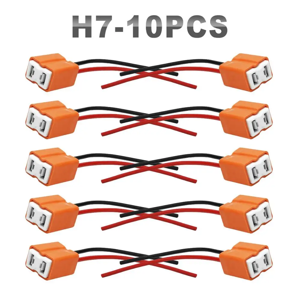 JGAUT 10 штук H1 H7 H13 H8 H9 H11 9007 Автомобильные фары противотуманные лампы держатель