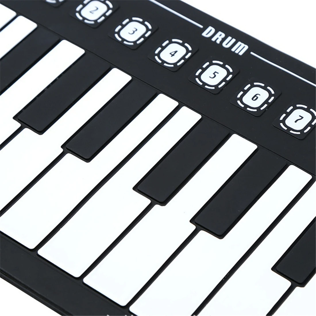 XFDZ-49 спикер ручной рулон электронное пианино портативный складной Электронная Мягкая клавиатура рулон пианино