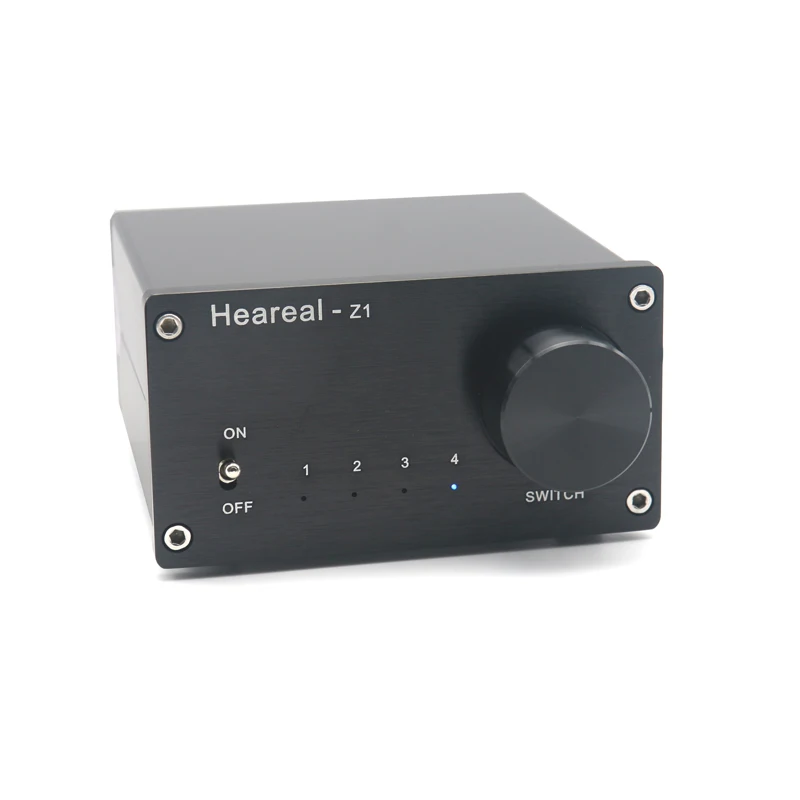 Аудио коммутатор Hifi без потерь 4 в 1/1 1 канальный аудиовход|Усилители мощности| |
