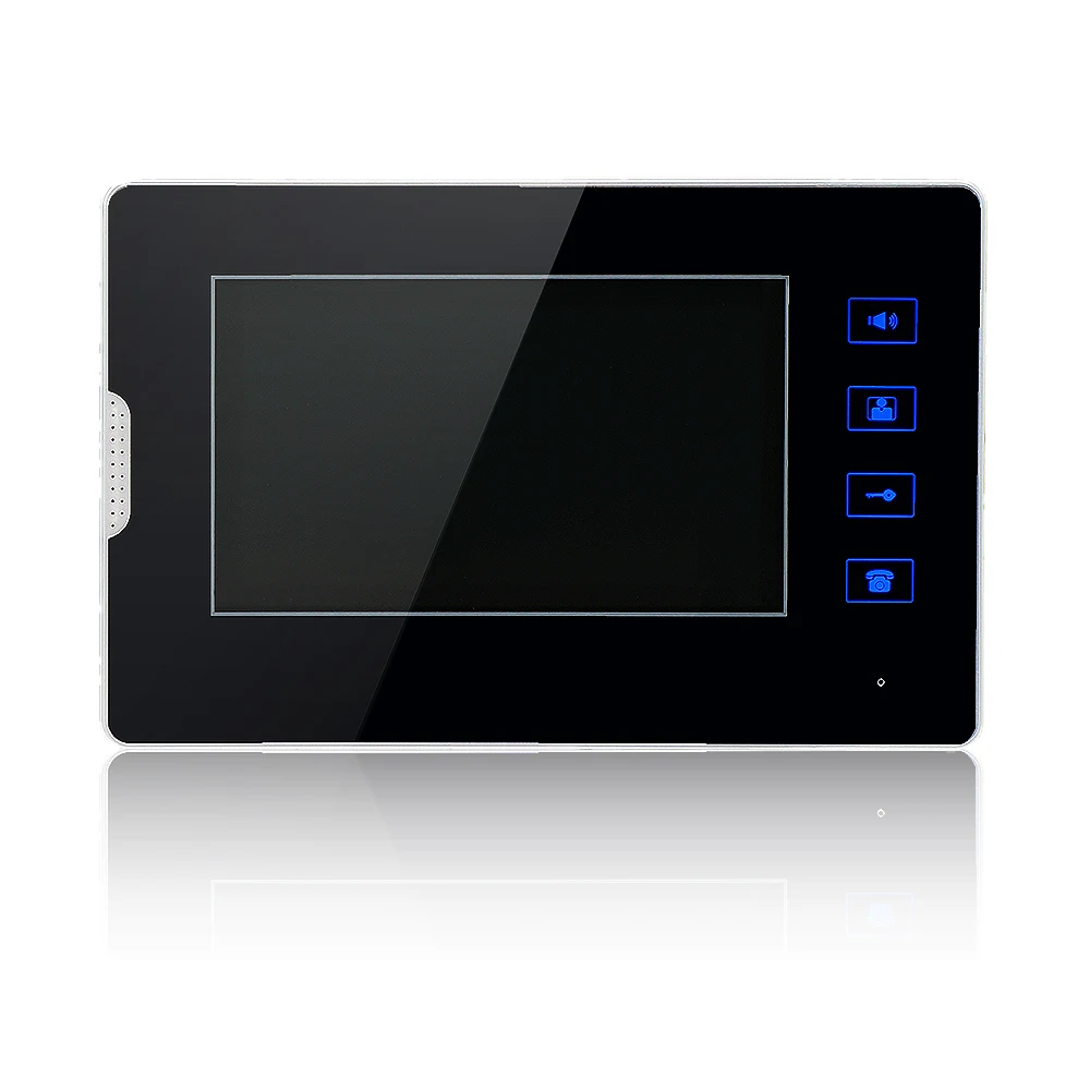 bilder für FREIES VERSCHIFFEN Neue 7 "LCD Farbe Touch Sensor Taste Bildschirm Video-türsprechanlage Sprechanlage Entsperren/Monitor/Intercom Auf Lager bilder für FREIES VERSCHIFFEN Neue 7 "LCD Farbe Touch Sensor Taste Bildschirm Video-türsprechanlage Sprechanlage Entsperren/Monitor/Intercom Auf Lager