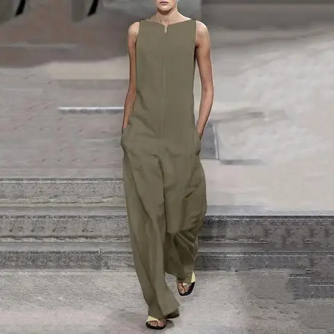 white and green jumpsuit