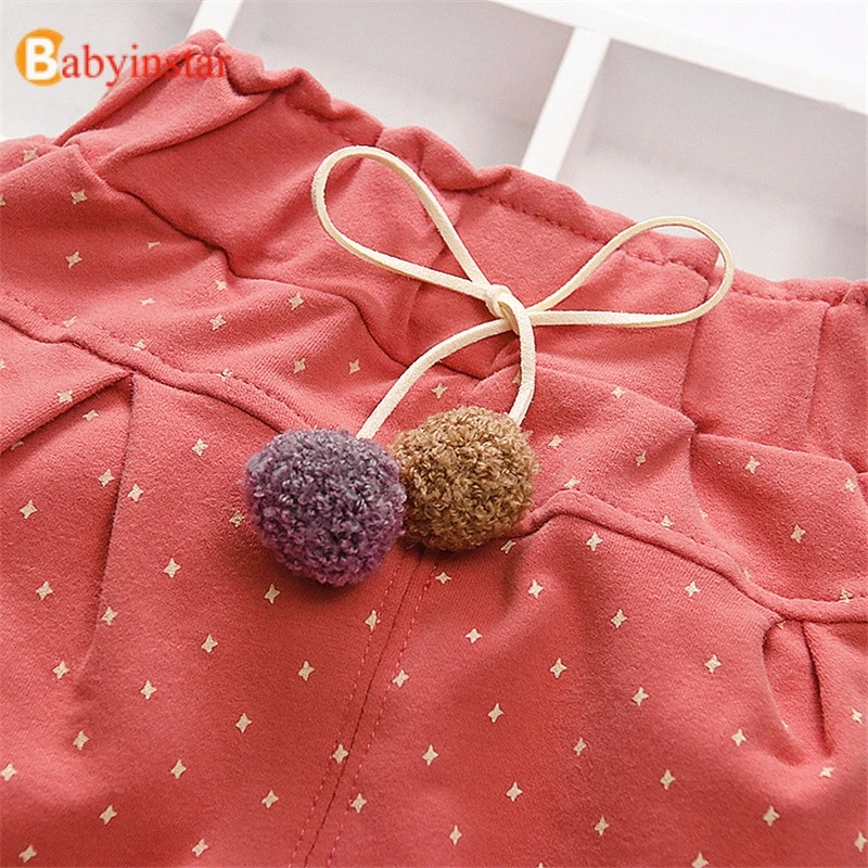 Babyinstar Baby Girls Pants Kids Girls Trousers Children Star Print Pencil Pants Toddler Pants Baby Girls Clothing Kids Pants