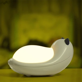 

JW_Cute Fun Colorful Elf Animal Touch Control LED Night Lights 7 Color Dimming Kid Bedroom Bedside Table Lamp Atmosphere Light