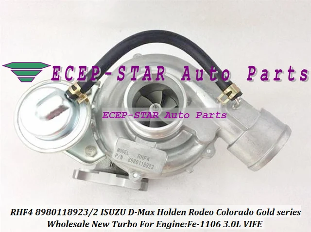 Cheap RHF4 VIFE 8980118922 8980118923 Turbo Turbine Turbocharger For ISUZU D-Max For Holden Rodeo Colorado Gold series TD Fe-1106 3.0L Cheap RHF4 VIFE 8980118922 8980118923 Turbo Turbine Turbocharger For ISUZU D-Max For Holden Rodeo Colorado Gold series TD Fe-1106 3.0L