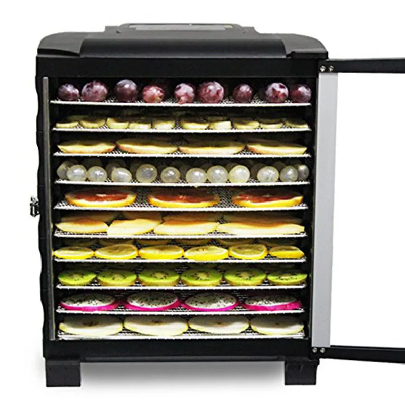 

Stainless Steel BMGIANT Quiet Food Dehydrator 10 Trays Digital Control For Commercial,Home