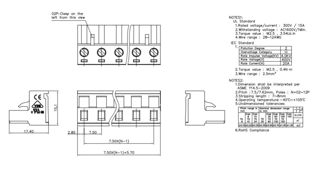 2 ~ DEGSON 12PIN GMSTB 2,5 ST 1766880 PHOENIX CONTACT