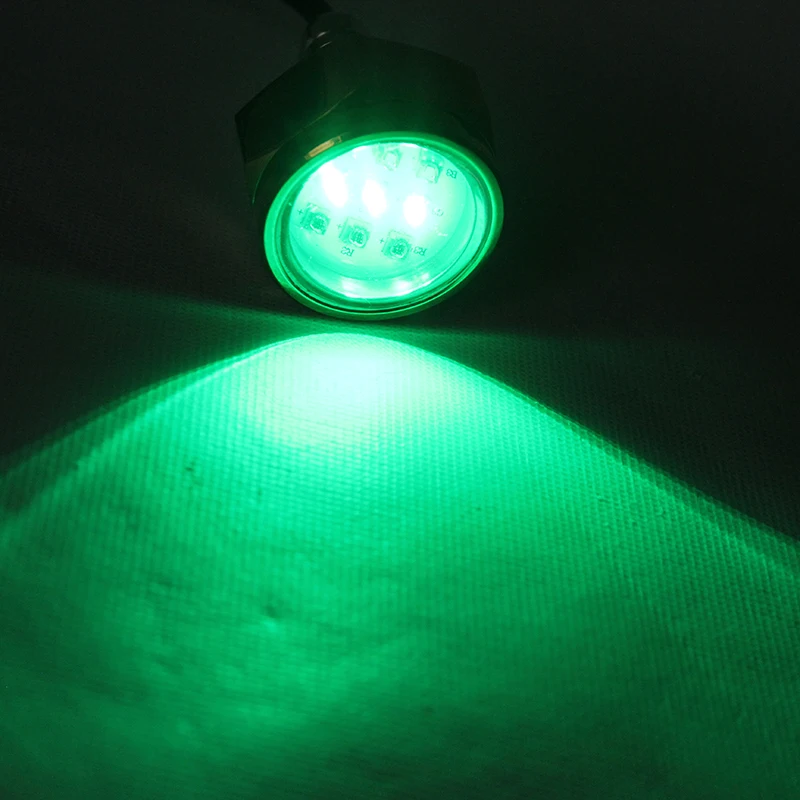 Цветная(RGB) 12 V-24 V 27 W Лодка дренажный прожектор 9 светодиодный свет для лодки подводная лодка лампа с резьбой NPT фонтан бассейн Пруд лампы