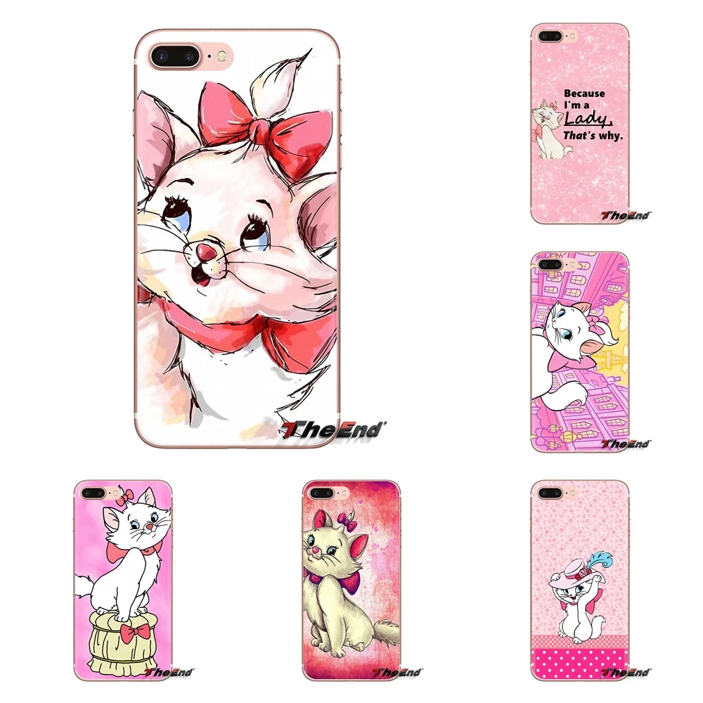 

Soft Transparent Shell Covers For Huawei Mate Honor 4C 5C 5X 6X 7 7A 7C 8 9 10 8C 8X 20 Lite Pro Pink marie aristocats Cating
