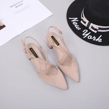 Shoes Womens Ankle Strap Square Heel Women Sandals Summer Shoes Open Toe Chunky High Heels Party Dress Sandals Big Size 42 women luxury open toe one strap champagne gold chunky heel sandals ankle strap buckle thick high heel sandals dress shoes