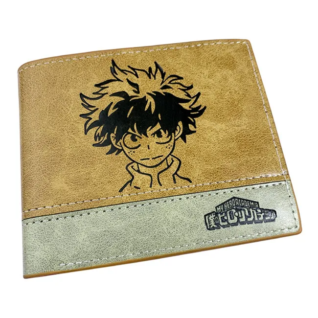 New My Boku No Hero Academia Long Zipper Wallet Bifold Coin Faux Leather Purse