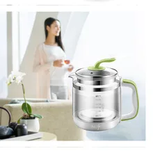 Медицинский горшок полностью автоматический Электрический чайник из утолщенного стекла цветочный горшок Чайный фильтр 1.8л ароматизированный чай суп горячий горшок десерт