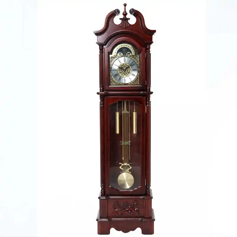 30daysNorthernChineseminimalistwoodgrandfatherclockmechanical