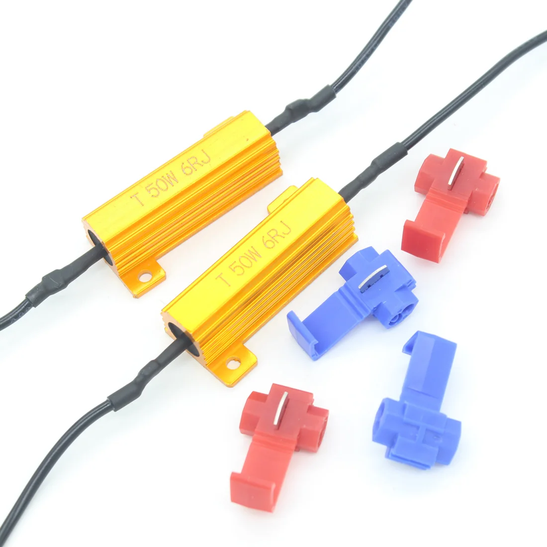 Car LED DRL Fog Light Lens Turn Singal Load Resistor LED Bulb Fast