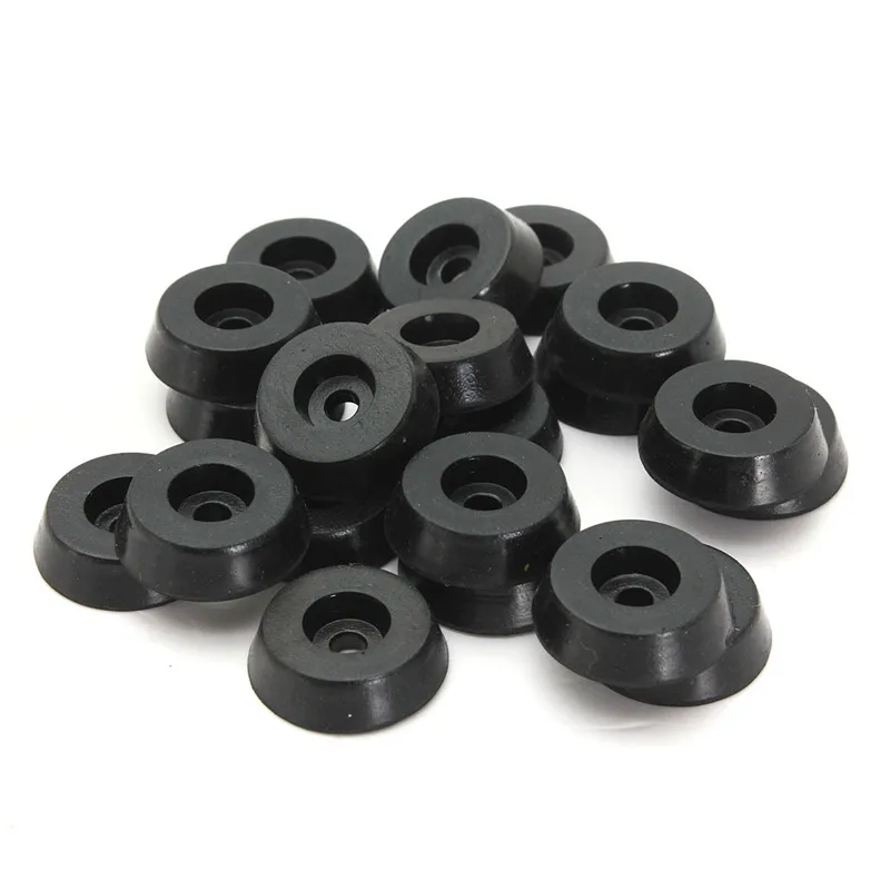 48pcs 1 Round Self Adhesive Furniture Floor Protectors