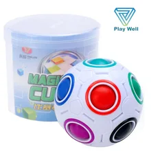 Необычная форма, футбольный магический куб, головоломка, игрушка, волшебный Радужный шар, куб, игрушки для детей, развивающий подарок, игрушка для стола, план, игрушка