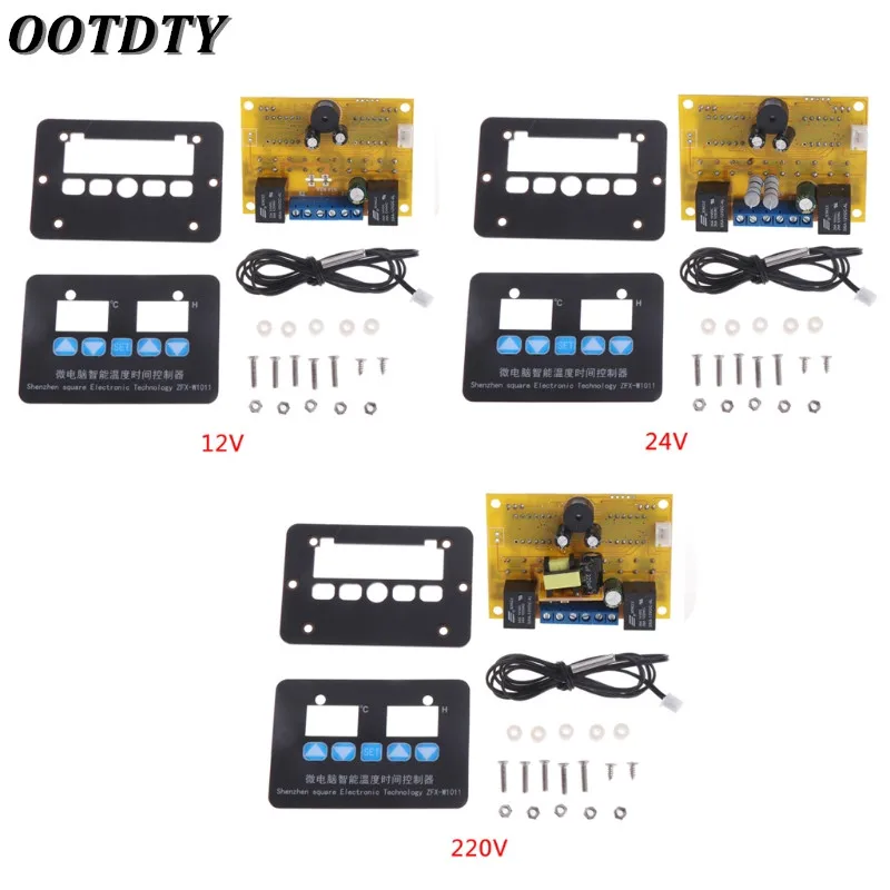 

OOTDTY 12V 220V 24V Digital Intelligent Temperature Time Controller Thermostat Timer Switch W1011