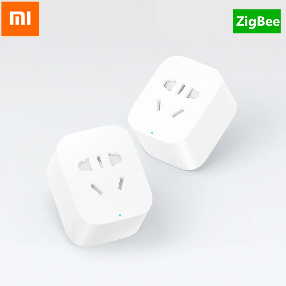 

5pcs Original Xiaomi Zigbee Smart Socket Plug Wifi Remote Control Timer Charger Wireless Control US EU UK Plug For Andriod
