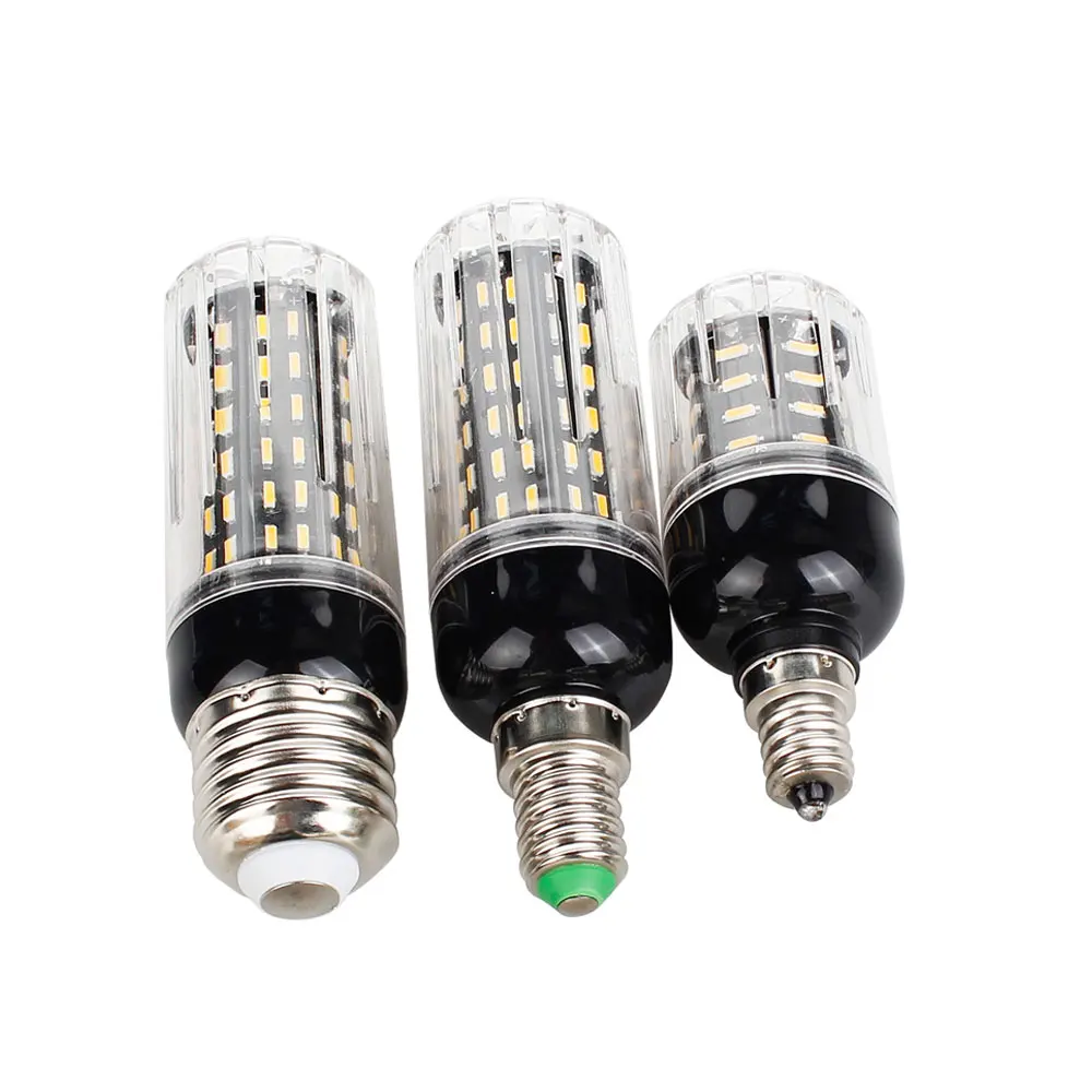 Светодиодный светильник E27 E14 SMD 4014 Светодиодная лампа 36 72 96 138 светодиодный 110 в