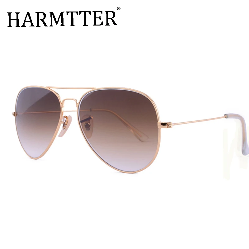 

Classic fashion brand design Men Women glass Gradie lens sunglasses Female UV400 male sun glasses oculos Gafas UV400 rays 3025