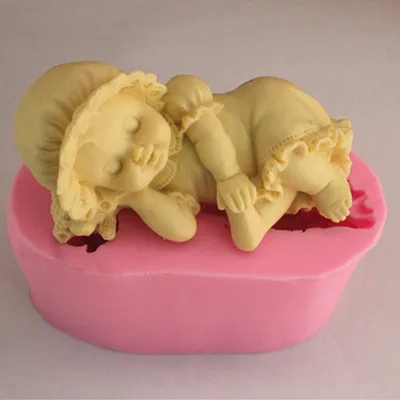 

baby girl Craft Art Silicone Soap mold Craft Molds DIY Handmade soap molds FM 343