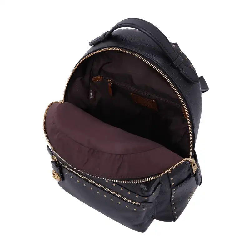 coach campus backpack with rivets