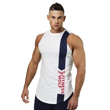 Без рукавов спортивная футболка мужская Беговая майка футболка Спортивная безрукавка Компрессионные спортивные жилет Фитнес Топ Бодибилдинг футболка