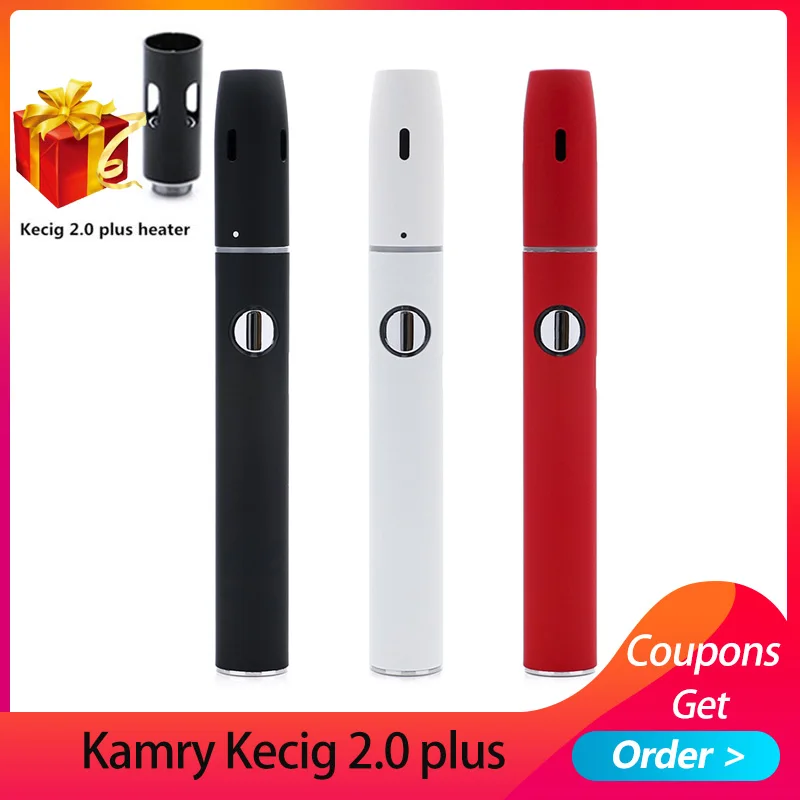 

2PCS Kamry Kecig 2.0 plus Ecig 2.0 Heating Stick kit kecig 2.0 heaters E Cigarette for heating Tobacco cartridge vape kecig Kit