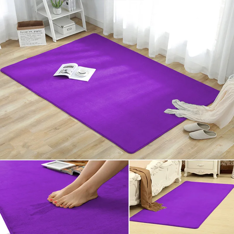 High end Coral velvet thick carpet living room coffee table blanket bedroom bedside rug children room crawling mat baby cushion High end Coral velvet thick carpet living room coffee table blanket bedroom bedside rug children room crawling mat baby cushion