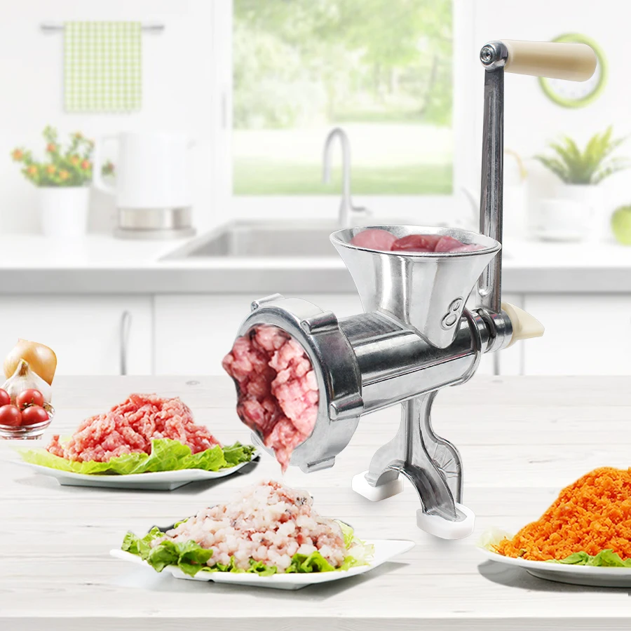 Manual Aluminum Alloy Meat Grinder Household Multi function Cooking