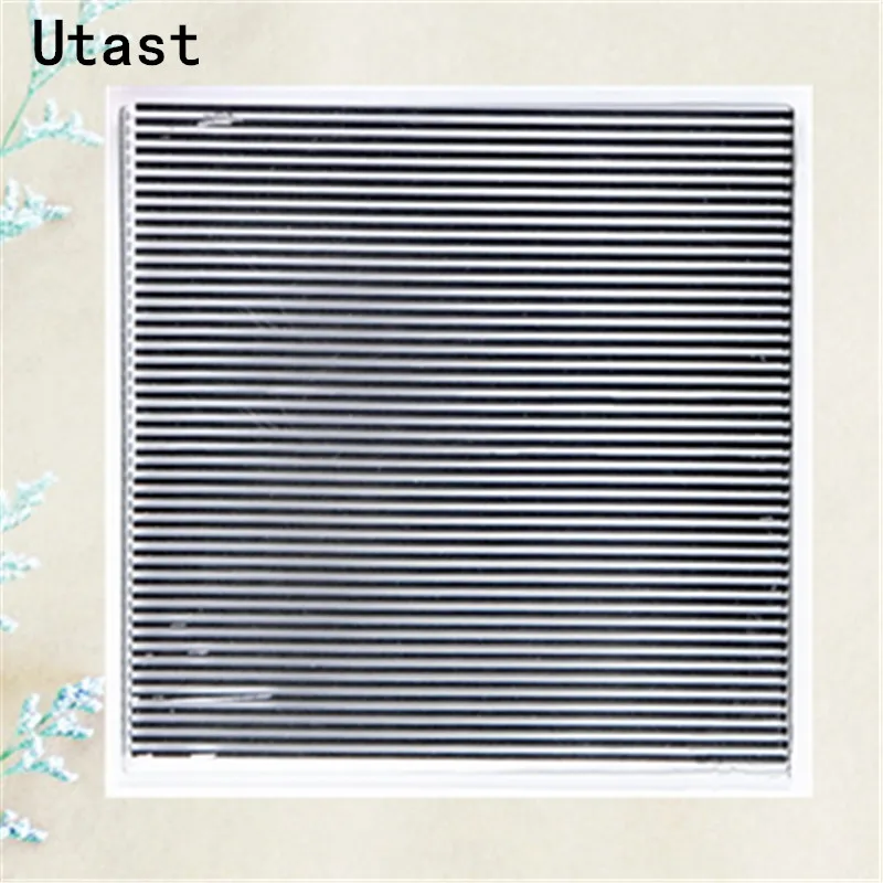 

Horizontal Line Clear Silicone Stamps /Transparent Rubber Stamp for DIY Scrapbooking /Photo Album Decorative Craft Making