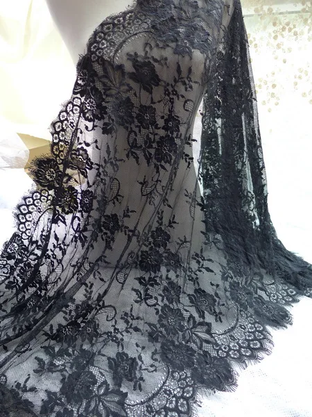 Кружевная ткань Шантильи с цветочным рисунком 3 м|chantilly lace fabric|lace fabricchantilly |