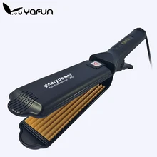 Electronic Hair Straightener Fluffy flat iron corrugated Iron styling tools 220V corrugation flat irons wave styling tools
