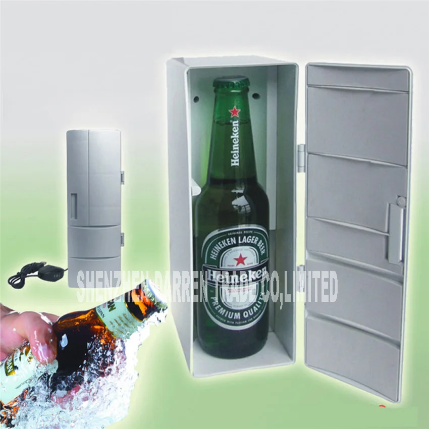 Mini USB Холодильник Office для настольных ПК Автомобильный холодильник морозильник напиток можно пить холодный DC5V Plug& Play Портативный практическая 16 шт
