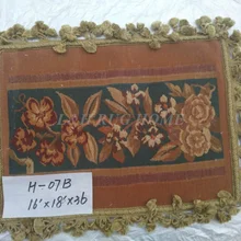 Shipping1" x18"(40x45 см) Обюссон ручной Тканое одеяло, новозеландская шерсть подушка ручной работы, без вставок