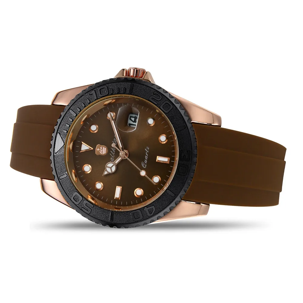 data automática quartz master sports watches caso