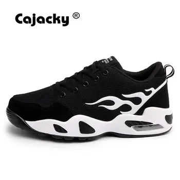 

Cajacky Men Walking Shoes Spring Fashion Men Shoes Sport 36-44 Breathable Mesh Outdoor Shoes Unisex Lightweight Gym Trainers New